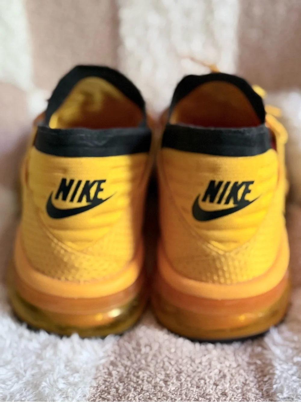 Nike Air Max Flair “University Gold” Running Shoes [Rare]